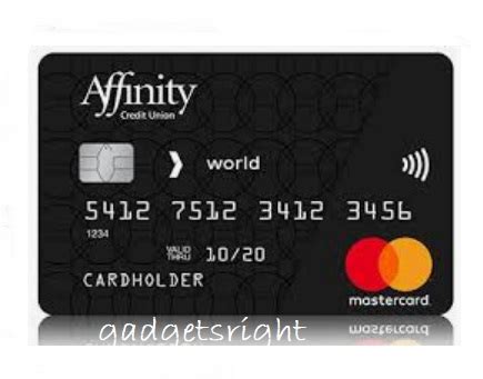 affinity credit card login